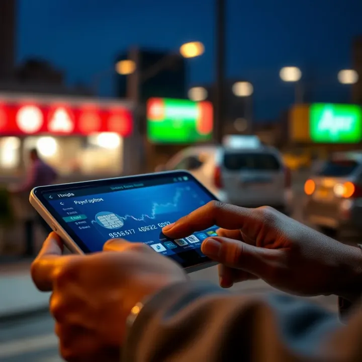 Illustration of secure online payment methods suitable for Kenyan traders on a digital device