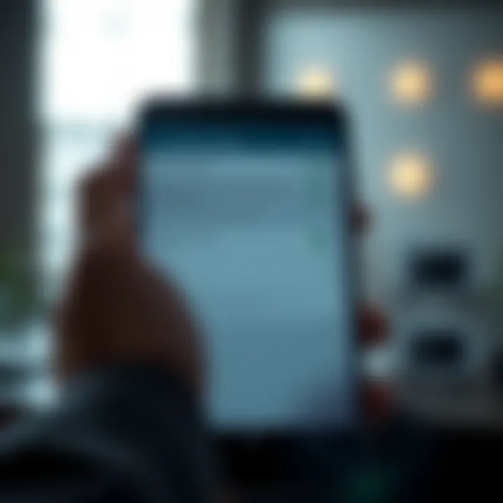 User navigating Android settings to enable APK installation from trusted sources