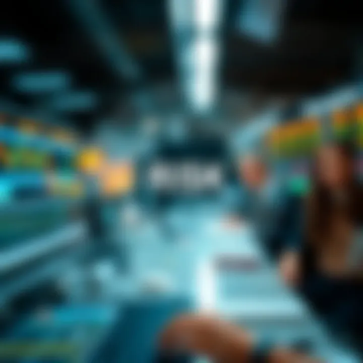 Visual representation of risk management strategies for traders in binary options market