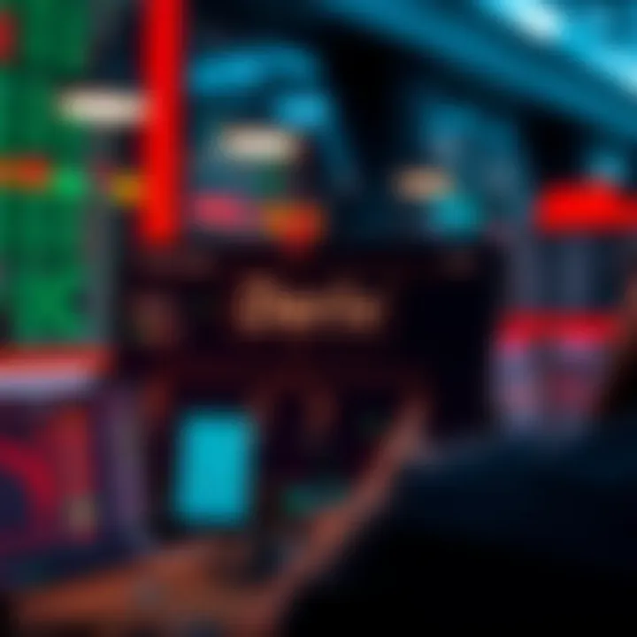 Diagram showing how an automated trading bot interacts with Deriv trading platform interface