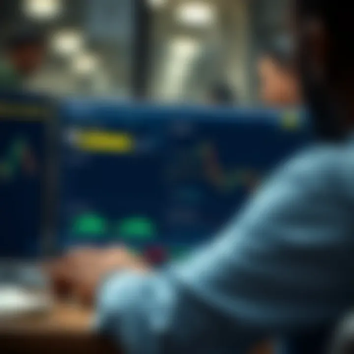 Secure online trading platform showing security features and customer support options