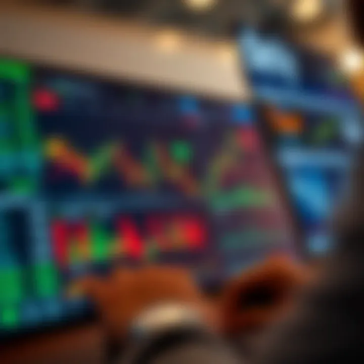 User interface of app.deriv.com showing various trading instruments and real-time market charts