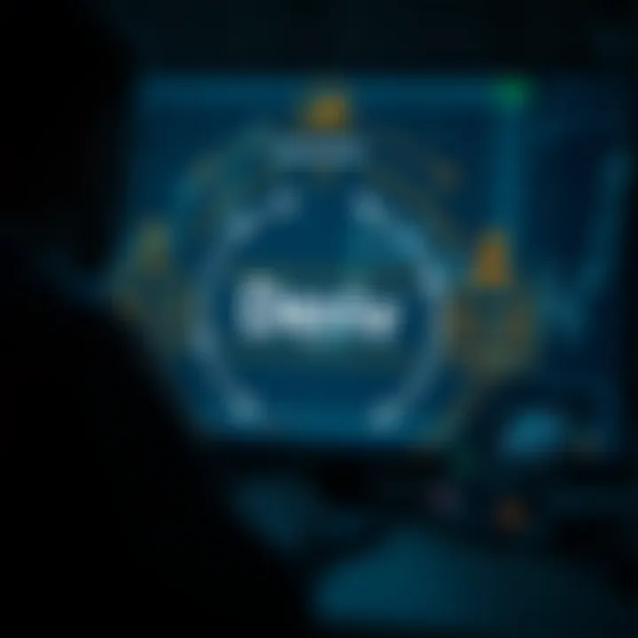 Conceptual diagram showing automated trading algorithms executing market orders on the Deriv platform