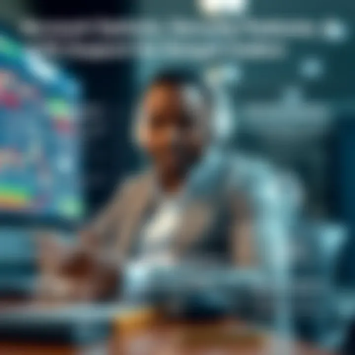 Visual representation of account types, security features, and customer support options for Kenyan traders