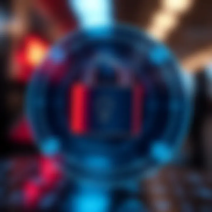 Account Security Features for Deriv Users Visual representation of account security measures with lock and shield icons