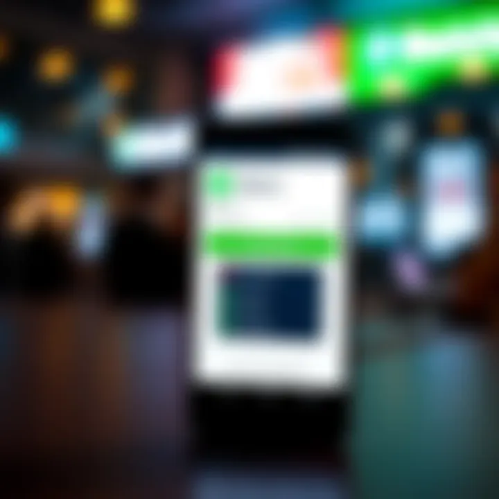 Android smartphone displaying the Deriv app download page with secure connection indicators