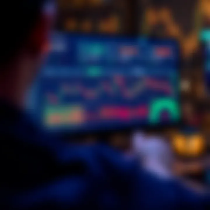 User interface displaying various trading options and real-time charts on the Deriv app