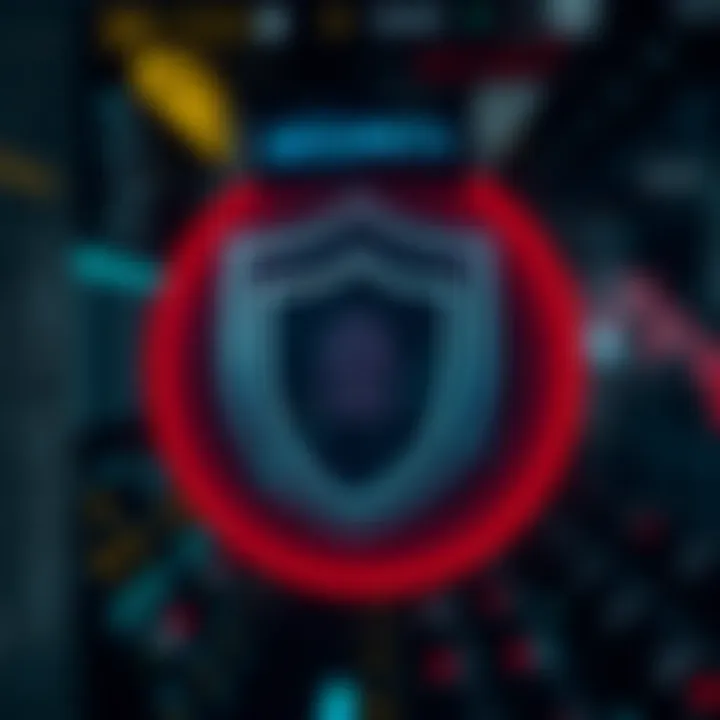 Shield icon representing security measures protecting online income activities on DollarPrinter.com