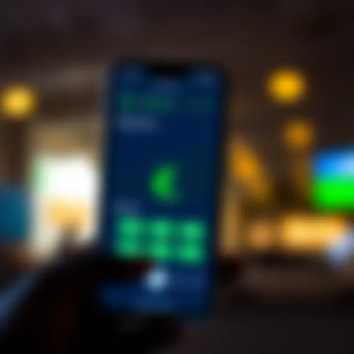 Mobile phone displaying Easy Earn app interface with Kenyan currency symbols
