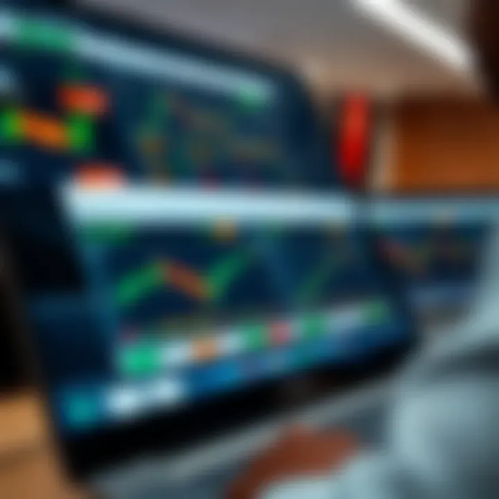 Trading interface of Expert Option showing various financial market options and trading tools
