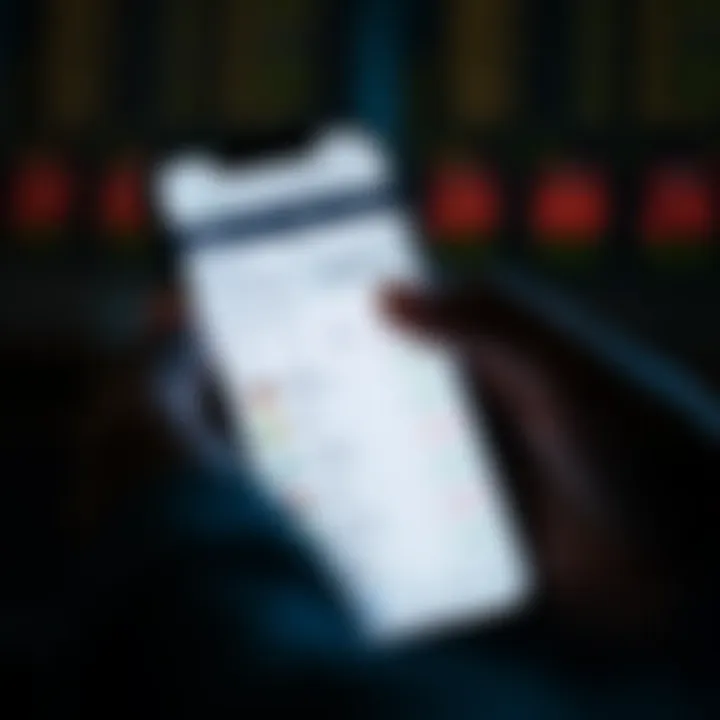 User navigating the Deriv.com app interface on a smartphone showing trading options