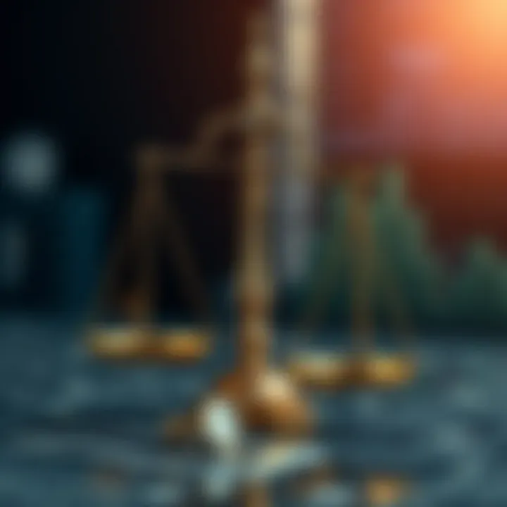 Conceptual illustration of legal scales balancing binary trading tools with regulatory compliance in Kenya