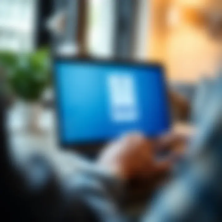 User accessing AirTM platform on a laptop showing login interface tailored for Kenyan users