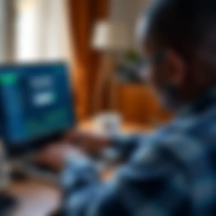 User logging into Olymp Trade platform from Kenya on a laptop with a clear digital interface