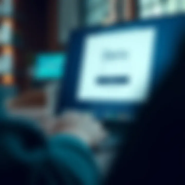 User logging into Deriv platform on a laptop with login credentials visible