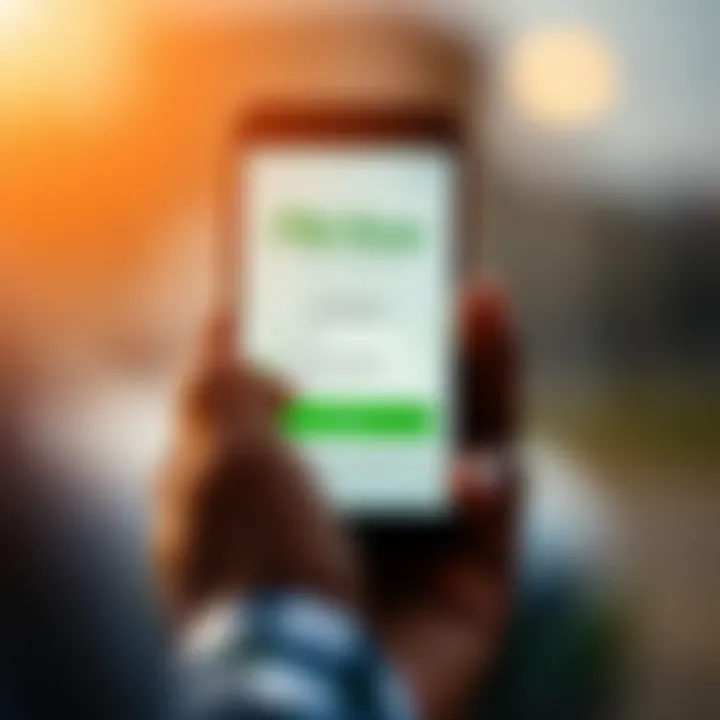 Mobile phone screen displaying M-Pesa mobile money transaction confirmation