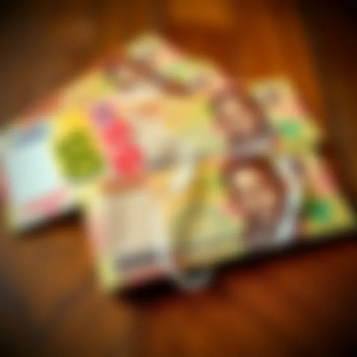 Kenyan banknotes neatly arranged on a wooden surface