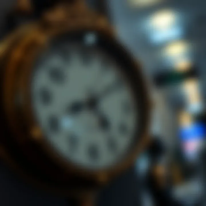 Clock showing the London trading session hours adjusted to Kenyan time zone