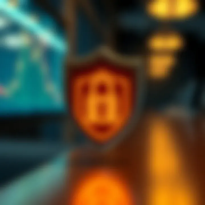 Security shield icon representing account protection measures on Binary.com platform