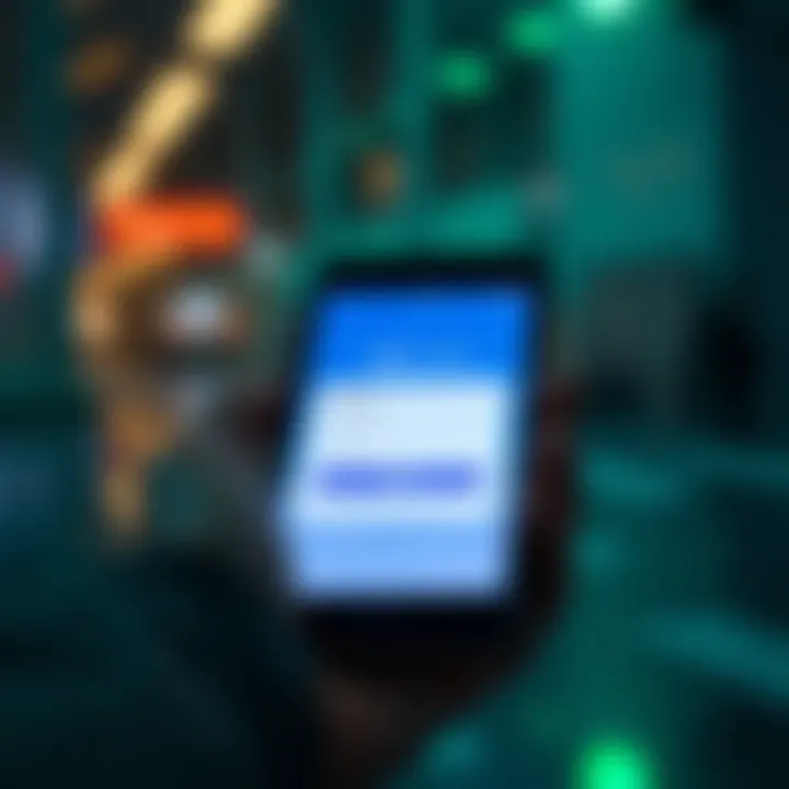 Deriv GO user interface displaying login screen on smartphone