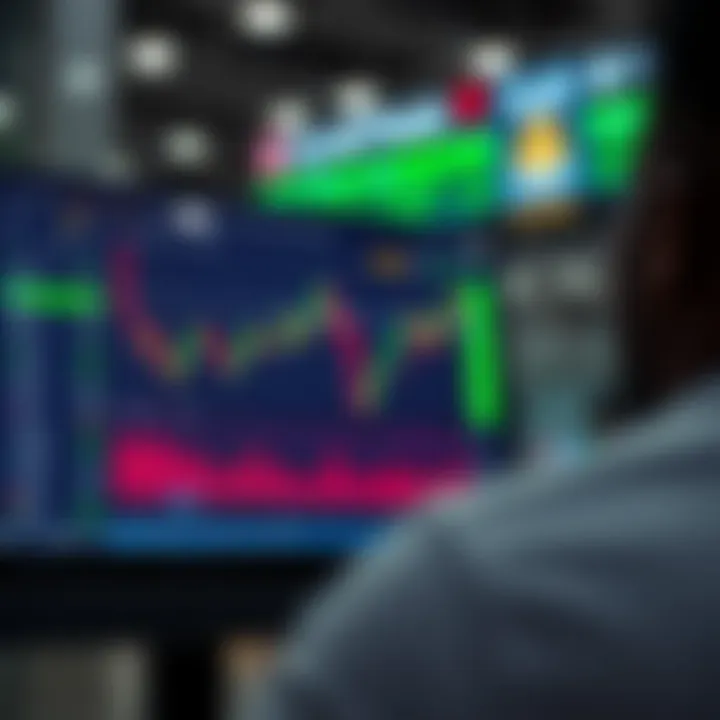 User interface of OlympTrade platform displaying stock charts and trading options