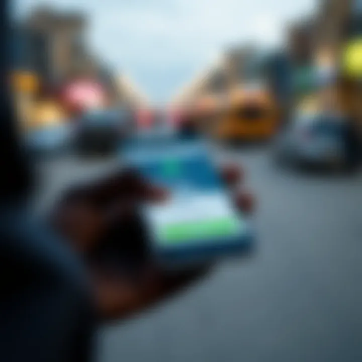 Mobile phone showing secure M-Pesa payment option for Kenyan traders