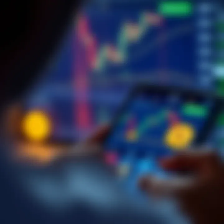 User accessing forex trading platform on mobile with Kenyan currency symbols