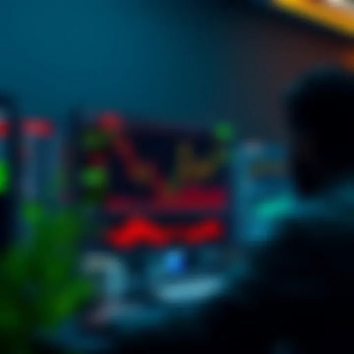 Modern digital trading platform dashboard displaying live forex market data and analysis tools