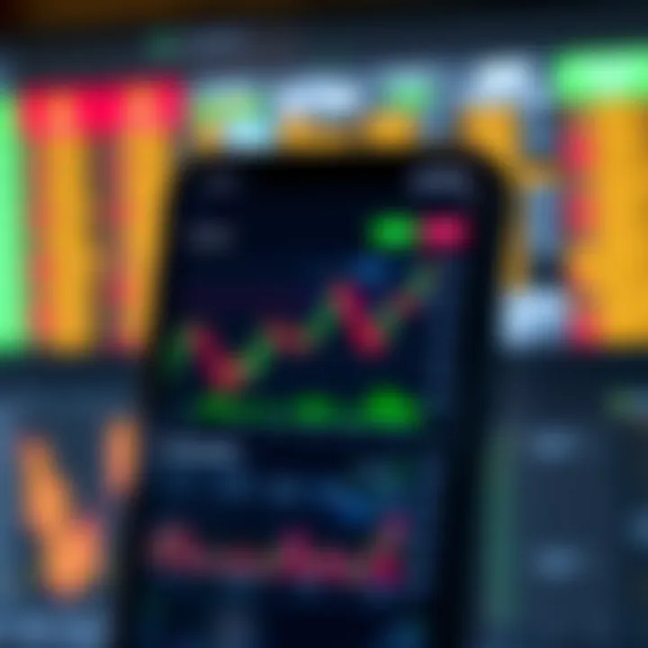 Overview of Kenyan Trading App Interface with Market Data User interface of a popular Kenyan trading app showing stock prices and market trends