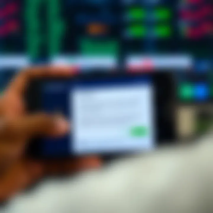 Android device showing installation screen for TradingView Deriv APK with security and permission prompts