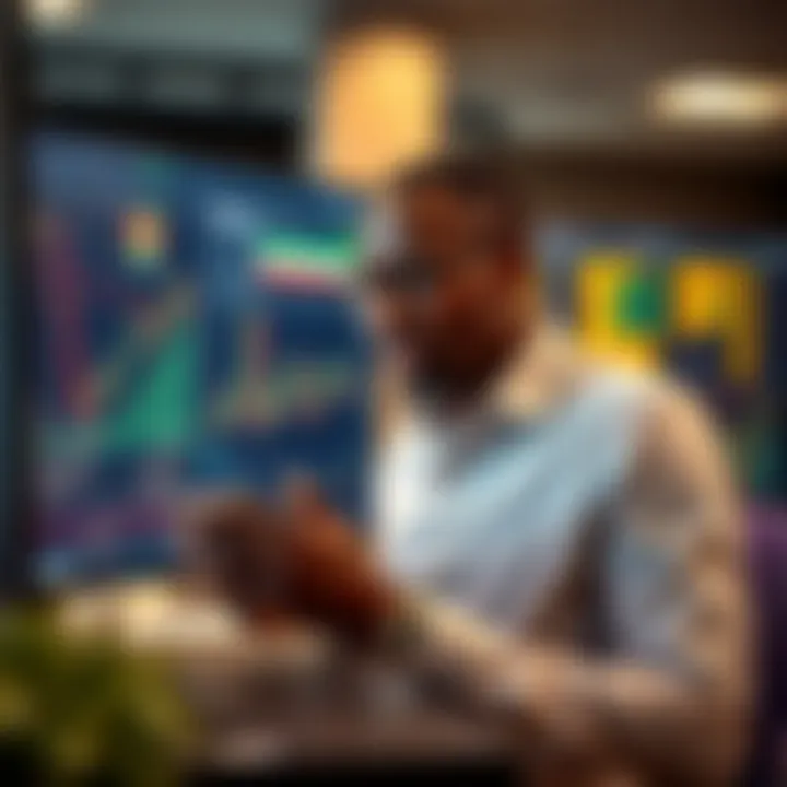 Kenyan investor using TradingView platform to monitor asset trends and apply trading strategies