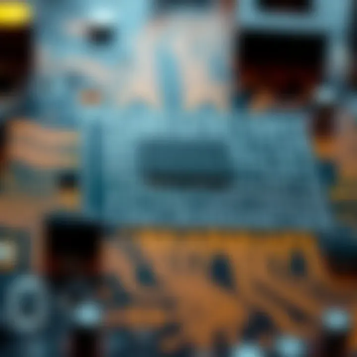 Schematic of Binary Logic Gates in Digital Electronics schematic showing binary logic gates forming fundamental components of digital circuits