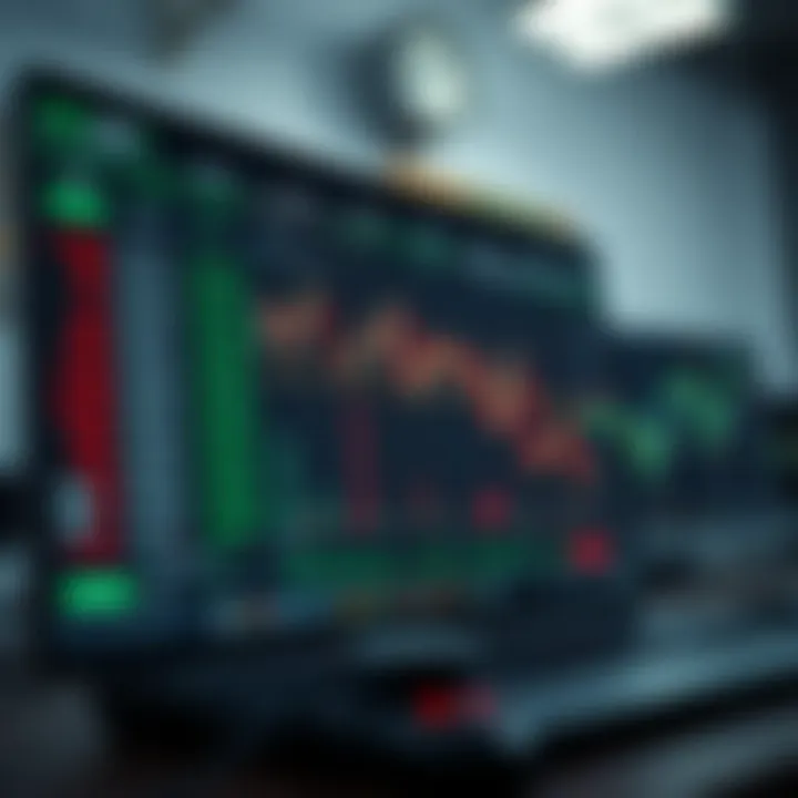 Interface of a binary trading platform showing various asset options and potential returns