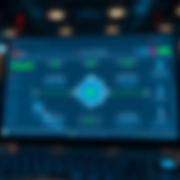 Diagram illustrating the operation of an automated trading bot within the Binary.com platform interface