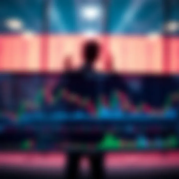 Digital financial chart displaying market trends and data analytics