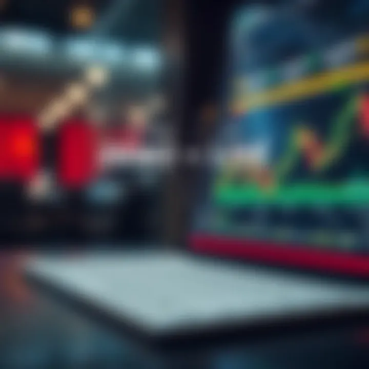 Comparison graphic illustrating differences between demo trading and live trading environments