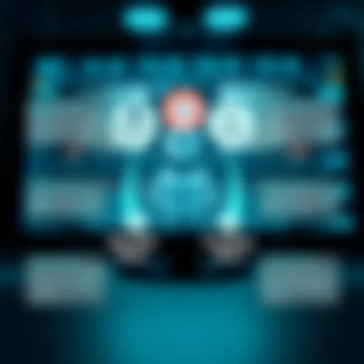 Diagram illustrating benefits and risks associated with using trading bots on financial platform