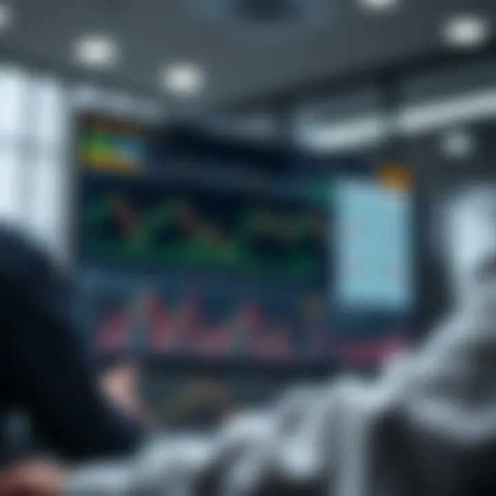 Dashboard view of Deriv Hub showcasing trading tools and market analysis charts