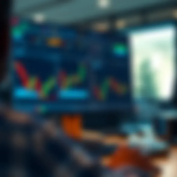 Digital interface displaying automated forex trading signals and market analysis