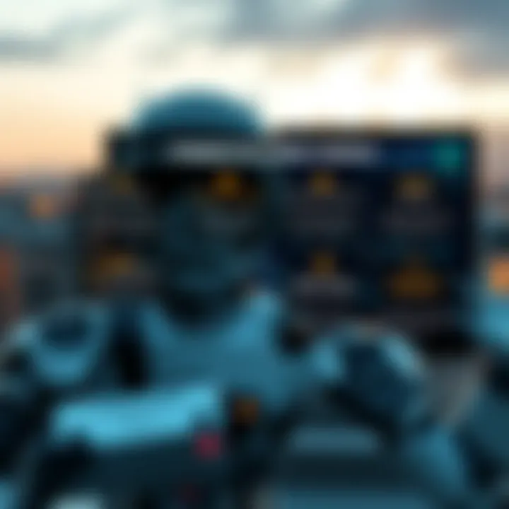 Graphic showing benefits and risks associated with free binary bots in digital trading