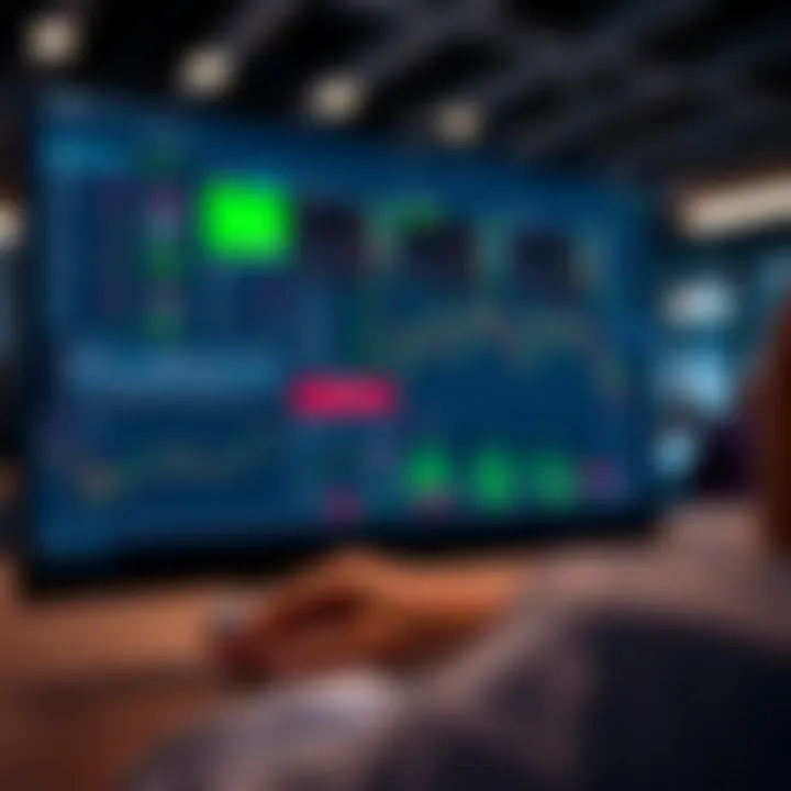User interface of Quotex trading platform showing various financial instruments and live charts