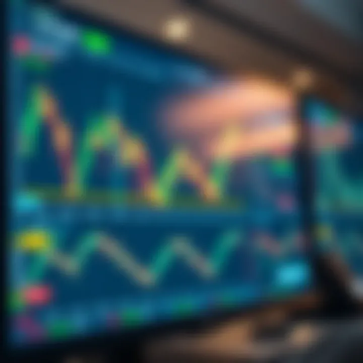 Interactive TradingView platform displaying multiple financial charts and indicators