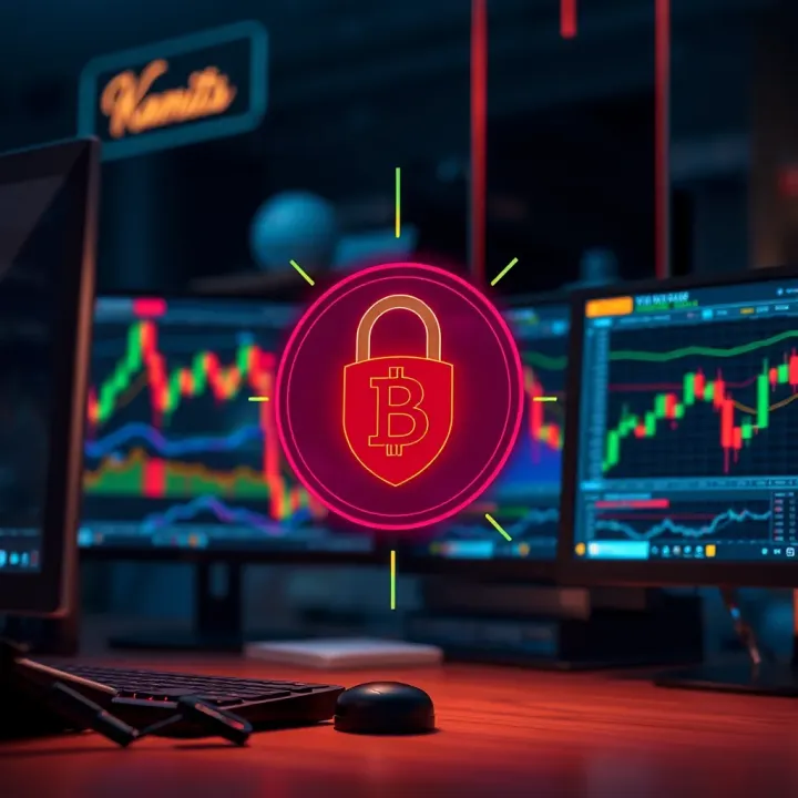 Security Measures in Cryptocurrency Trading for Kenyan Traders Illustration of digital security measures protecting cryptocurrency assets in a trading environment
