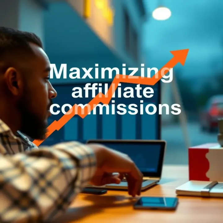 Graphic depicting tools and strategies for maximizing affiliate commissions with Deriv products in the Kenyan digital market