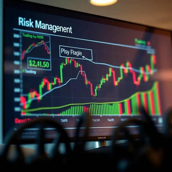 Graph illustrating trading strategies tailored for Kenyan market conditions with risk management elements
