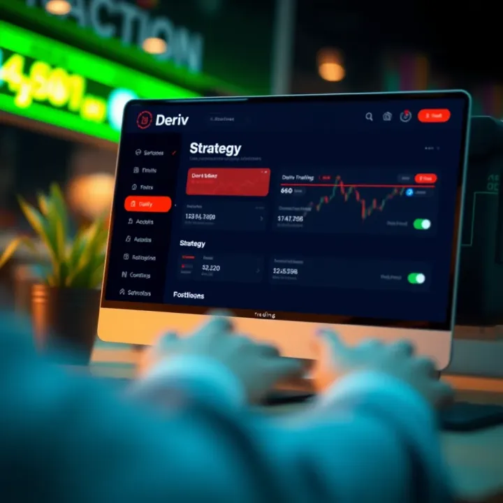 Customizing Deriv Bot Strategies for Market Adaptation Interface of Deriv trading bot settings showcasing strategy customization options
