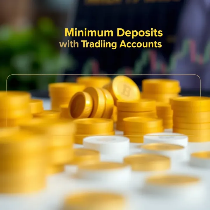 Diagram explaining how minimum deposit requirements impact account types and trading strategies on FxPro platform