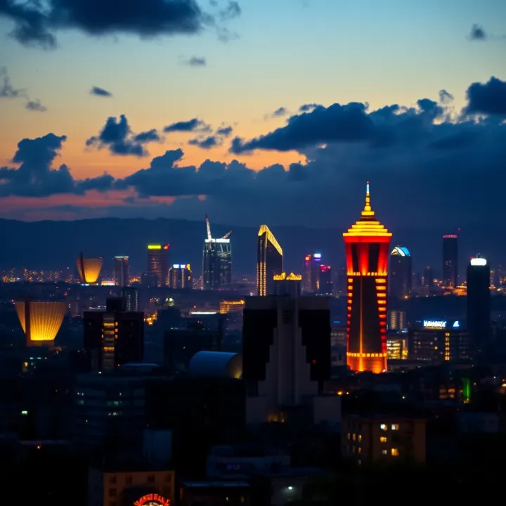 Kenyan city skyline representing financial growth and borrowing opportunities