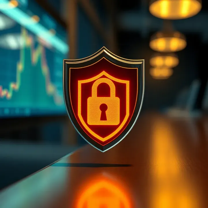 Security shield icon representing account protection measures on Binary.com platform