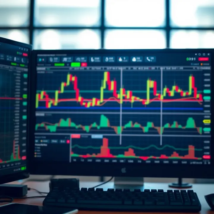Interactive chart and trading tools accessible in RoboForex platform for Kenyan traders